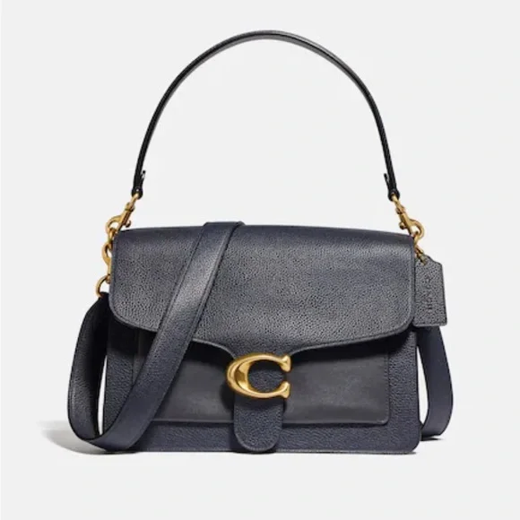 Coach tabby shoulder bag  excellent condition . Midnight navy - Picture 2 of 10